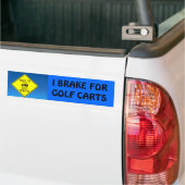 Ich bremse für Golfmobile Autoaufkleber (Auf Lkw)