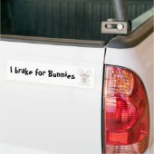 Ich bremse für Häschen Autoaufkleber (Auf Lkw)