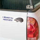 Ich bremse für HEDGIES! Retten Sie Igeln Autoaufkleber (Auf Lkw)