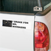 ICH BREMSE FÜR HERRN WHISKERS AUTOAUFKLEBER (Auf Lkw)