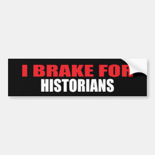 Ich bremse für Historiker Autoaufkleber