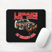 Ich bremse für Huhn bei Bubbas Bbq Mousepad (Mit Mouse)