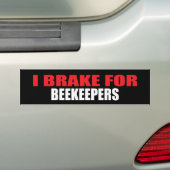 Ich bremse für Imker Autoaufkleber (Auf Auto)