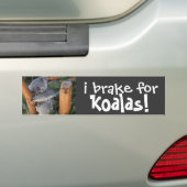 ich bremse für KOALA! niedlicher Autoaufkleber (Auf Auto)