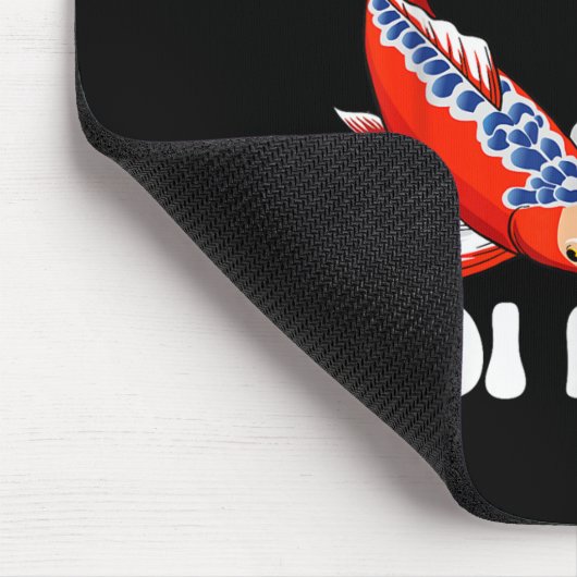 Ich bremse für Koi Farms Funny Koi Fish Pond Lover Mousepad (Ecke)