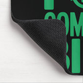 Ich bremse für Kompostbehälter lustiger Recycling- Mousepad (Ecke)