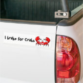 Ich bremse für Krabben Autoaufkleber (Auf Lkw)