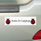 Ich bremse für Ladybugs Autoaufkleber (Auf Auto)