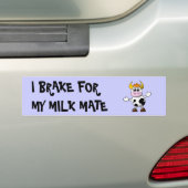 Ich bremse für meinen Milkmate Autoaufkleber (Auf Auto)