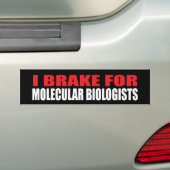 Ich bremse für Molekularbiologen Autoaufkleber (Auf Auto)