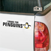 ICH BREMSE FÜR PINGUINE AUTOAUFKLEBER (Auf Lkw)