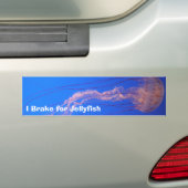 Ich bremse für Quallen Autoaufkleber (Auf Auto)