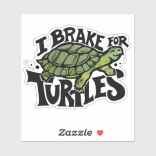 Ich bremse für Schildkröten Aufkleber