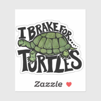 Ich bremse für Schildkröten Aufkleber