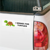 Ich bremse für Schildkröten Autoaufkleber (Auf Lkw)