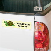 Ich bremse für Schildkröten Autoaufkleber (Auf Lkw)