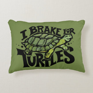Ich bremse für Schildkröten Dekokissen