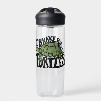 Ich bremse für Schildkröten Trinkflasche