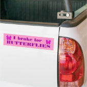 Ich bremse für SCHMETTERLINGE Autoaufkleber (Auf Lkw)