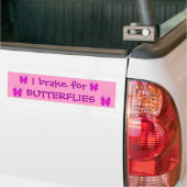Ich bremse für SCHMETTERLINGE Autoaufkleber (Auf Lkw)