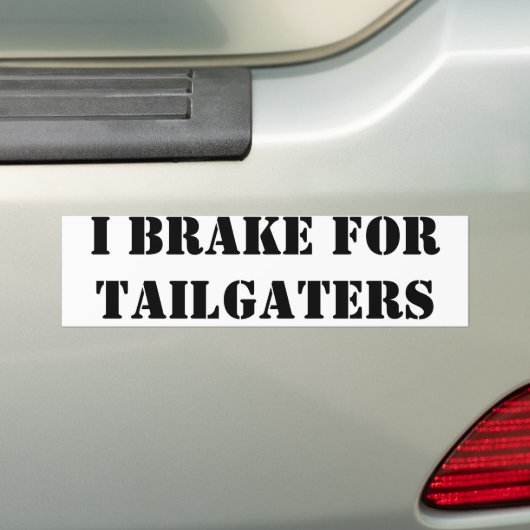 Ich bremse für tailgaters autoaufkleber (Auf Auto)