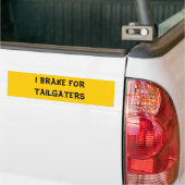 ICH BREMSE FÜR TAILGATERS AUTOAUFKLEBER (Auf Lkw)