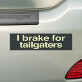 Ich bremse für tailgaters autoaufkleber (Auf Auto)