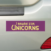 Ich bremse für Unicorns-Autoaufkleber Autoaufkleber (Auf Auto)