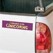 Ich bremse für Unicorns-Autoaufkleber Autoaufkleber (Auf Lkw)