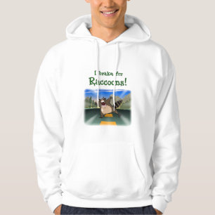 Ich bremse für Waschbären! Hoodie