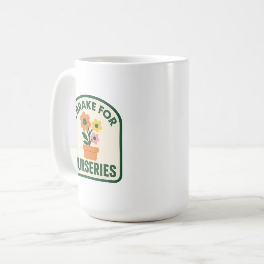 Ich bremse Kinderzimmer Kaffeetasse (Vorderseite Links)