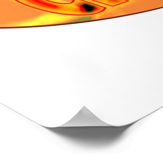 Ich brenne für CHRIST Poster (Ecke)