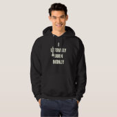Ich bringe buchstäblich Geld Hoodie (Vorne ganz)