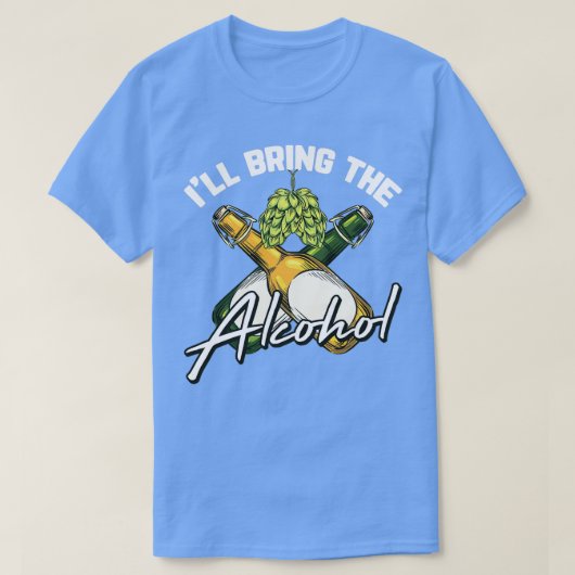 Ich bringe das Alkohol-Motiv für einen Bachelor od T-Shirt (Design vorne)
