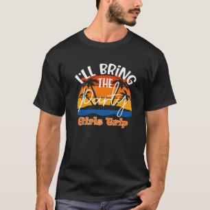 Ich bringe das Party, die lustige Girls-Reise T-Shirt