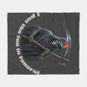 Ich bringe den Spaß ins Begräbnis Fleecedecke (Vorderseite (Horizontal))