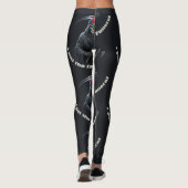 Ich bringe den Spaß ins Begräbnis Leggings (Rückseite)