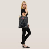 Ich bringe den Spaß ins Begräbnis Tasche (Am Model)