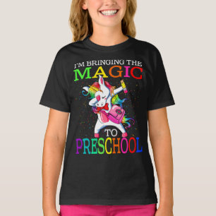 Ich bringe den Zauber zum Vorschule-Einhorn T-Shirt