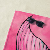 Ich bringe die Alibi-Meerjungfrau-Schwanz-Girls-Re Strandtuch (Beispiel)