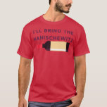 Ich bringe die Manishewitz Funny Jewish Hanukkah T-Shirt<br><div class="desc">Ich bringe die Manishewitz Funny Juden Hanukkah .</div>