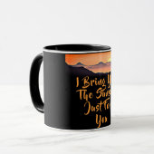 Ich bringe dir den Sonnenuntergang nur für dich. K Tasse (Vorderseite Links)