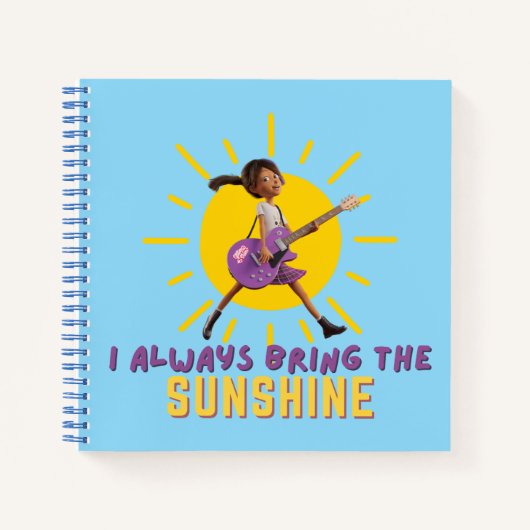 Ich bringe immer den Sonnenschein Notizblock (Vorderseite)
