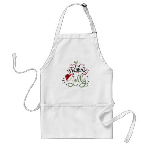 Ich bringe Jolly Funny Weihnachten aus dem Häusche Schürze