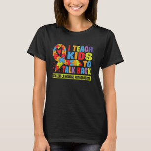 Ich bringe Kindern bei, zurückzusprechen Sprachthe T-Shirt