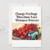 Ich bringe Liebe Feiertagskarte (Vorderseite)