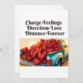 Ich bringe Liebe Feiertagskarte (Vorne/Hinten)