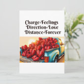 Ich bringe Liebe Feiertagskarte (Stehend Vorderseite)