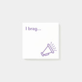 Ich brüllen post-it klebezettel (Vorderseite)