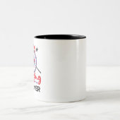 Ich bumme die Drummer Funny Ehefrau Girlfriend Zweifarbige Tasse (Mittel)